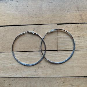 Large Glitter Hoops